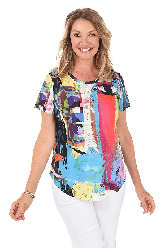 Artistic Eye Short Sleeve Top