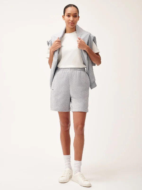 365 Midweight Mid Length Shorts—grey-marl