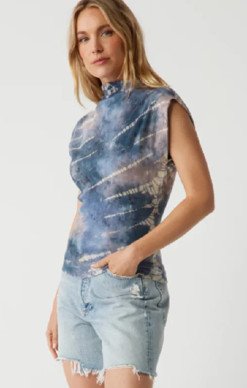 Amara Crop Tee in Double Dye