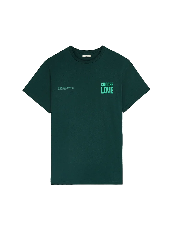 Choose Love Midweight T-Shirt—foliage green