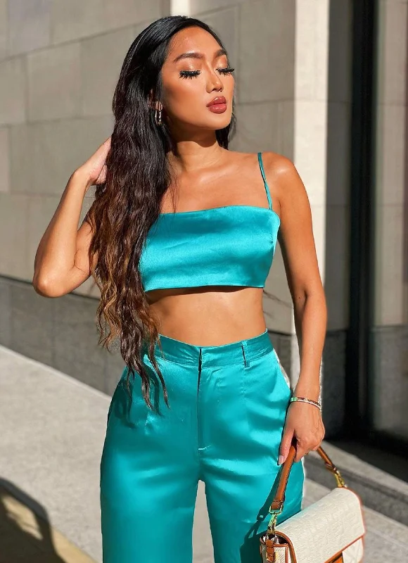 Dolce Crop - Turquoise