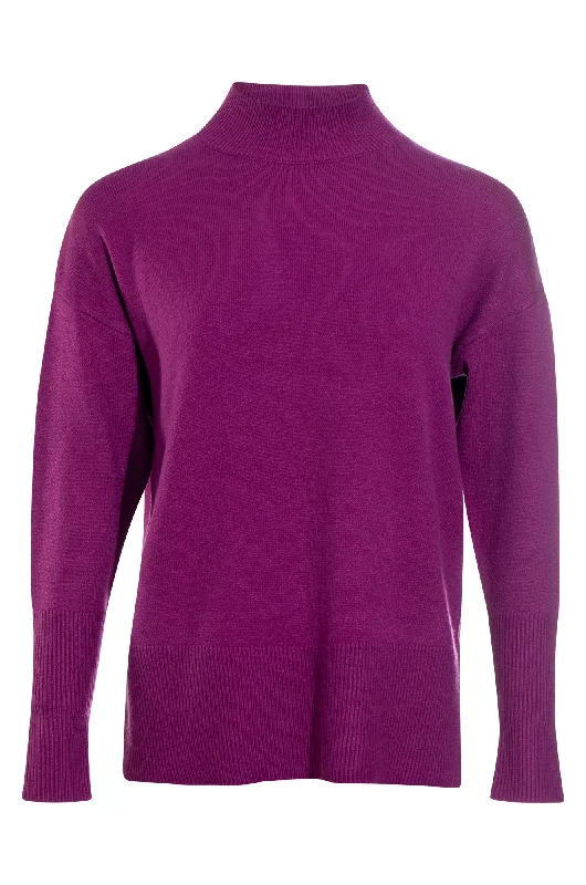 Turtle neck Luxe Knitwear Jersey | MAGENTA | 7321ZZ