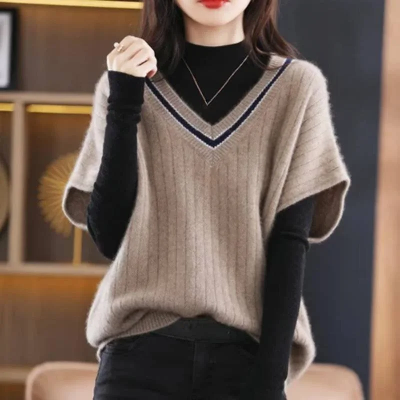 Knitted Shift Casual Vests