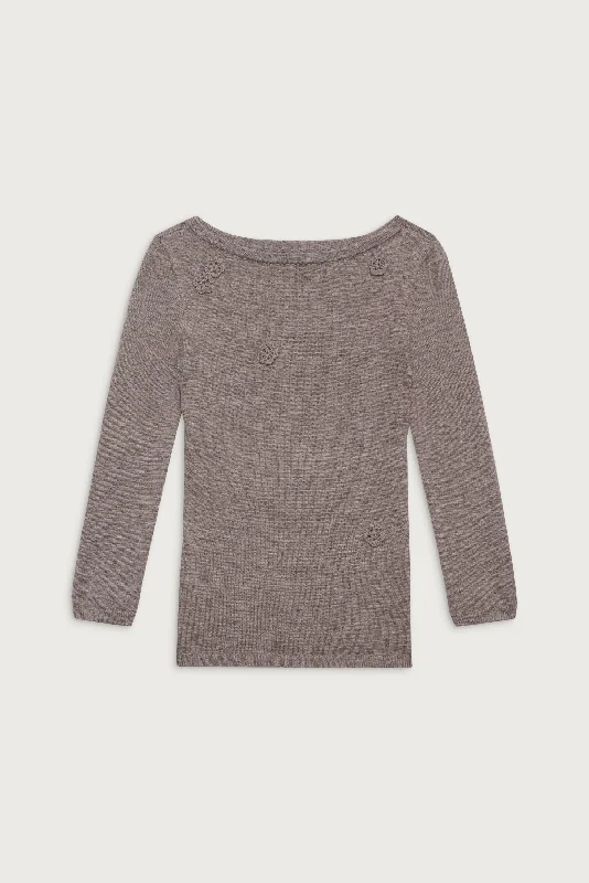 Providence Cloud Knit Sweater - Dark Pearl