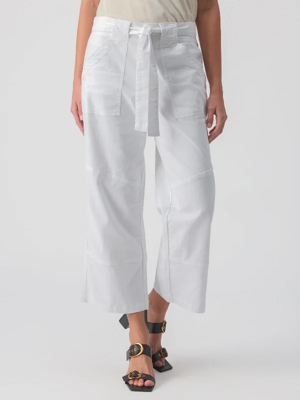 Reissue 90's Sash Semi-High Rise Pant White