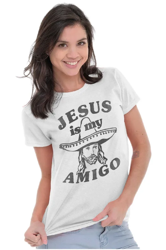 Amigo Jesus Ladies T Shirt