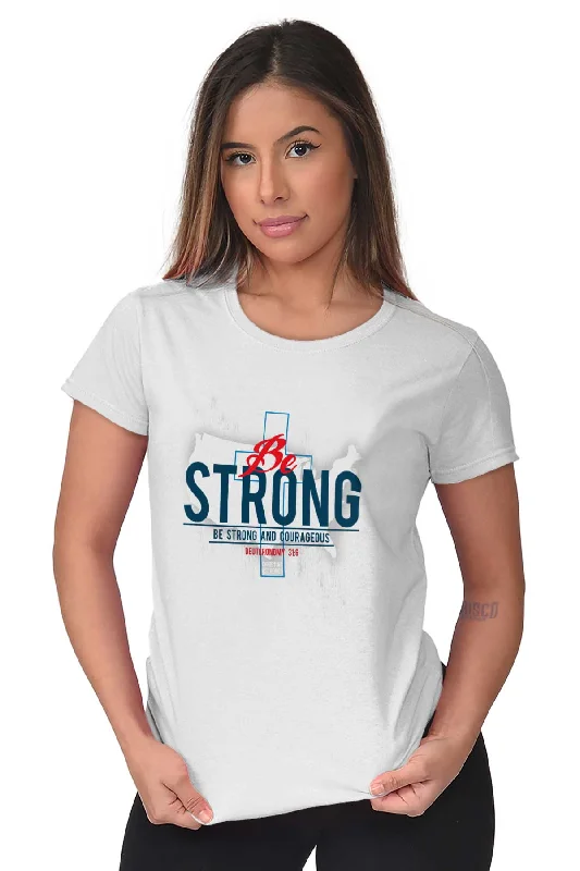 Be Strong America Ladies T Shirt