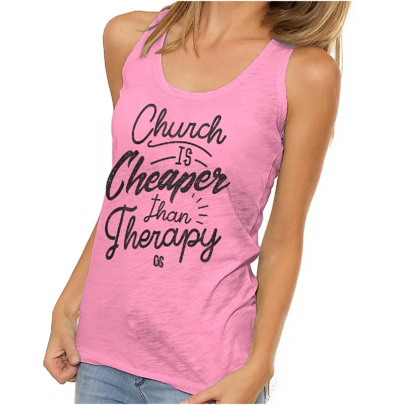 Church Therapy Racerback Tank