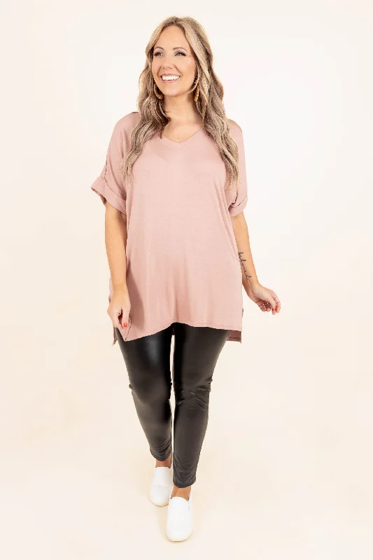 Dressing For Me Top, Mauve