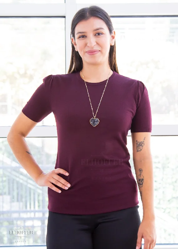 Essential Vanessa Top - Black Dahlia