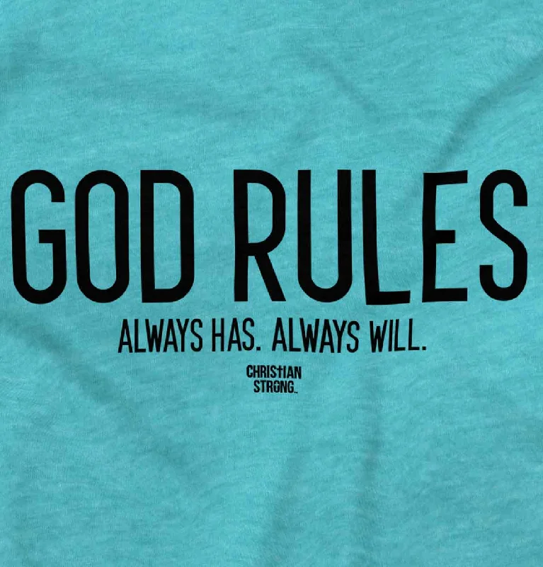 God Rules Vintage T Shirts