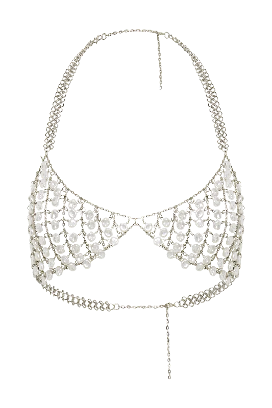 Halsey Pearl Bralette - Pearl