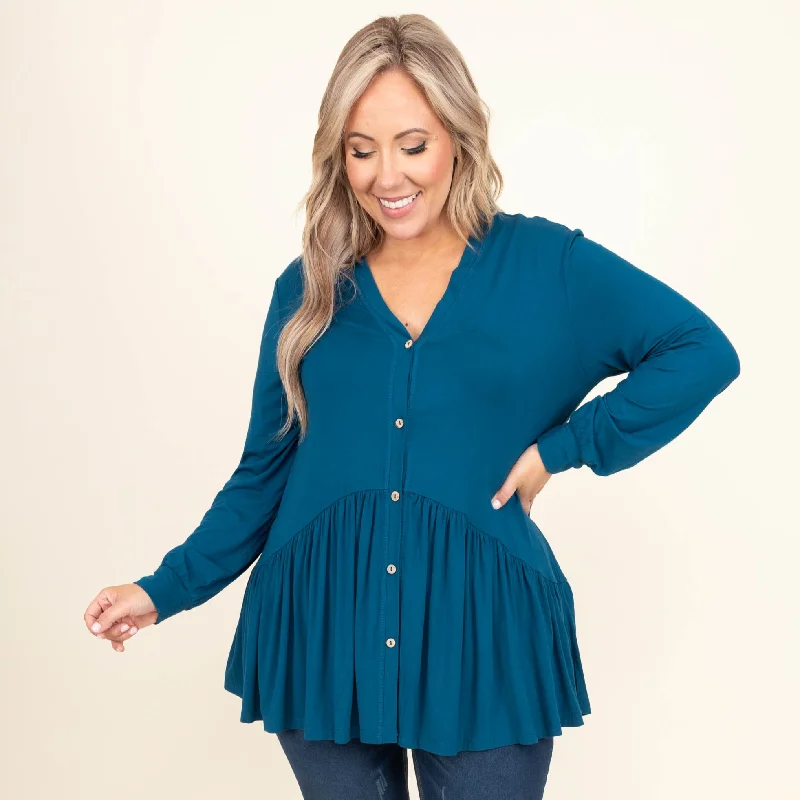 Lively Experiences Tunic, Blue