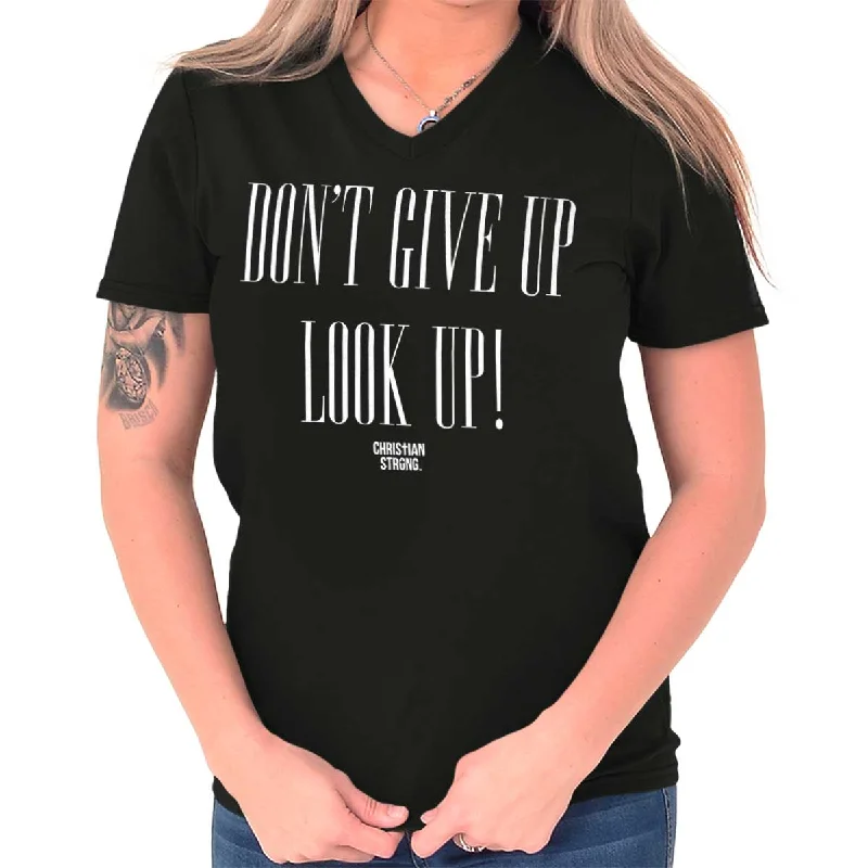 Look Up V-Neck T Shirt