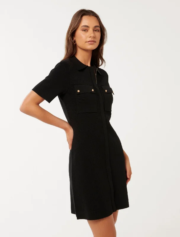 Lucy Crepe Mini Dress