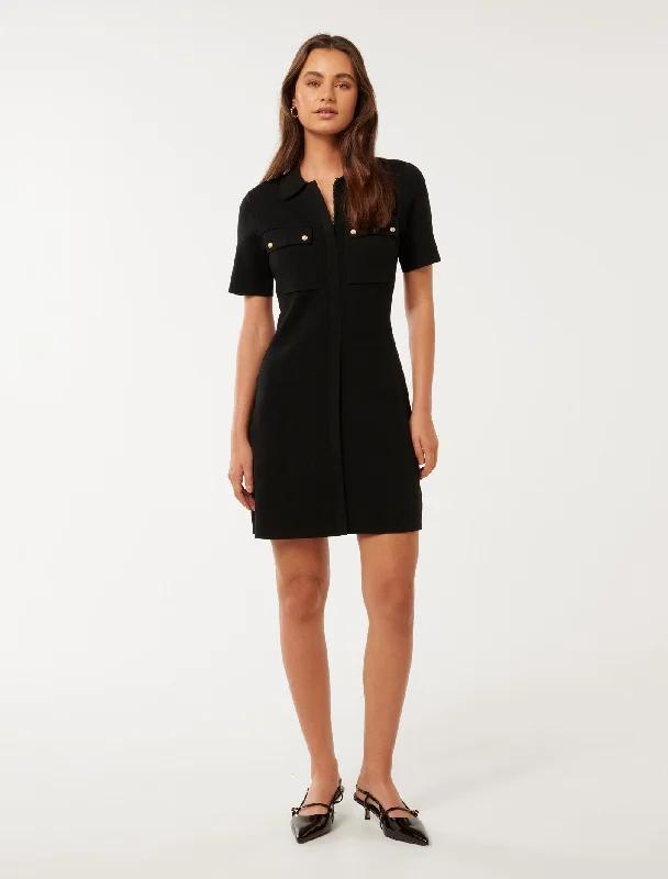 Lucy Crepe Mini Dress