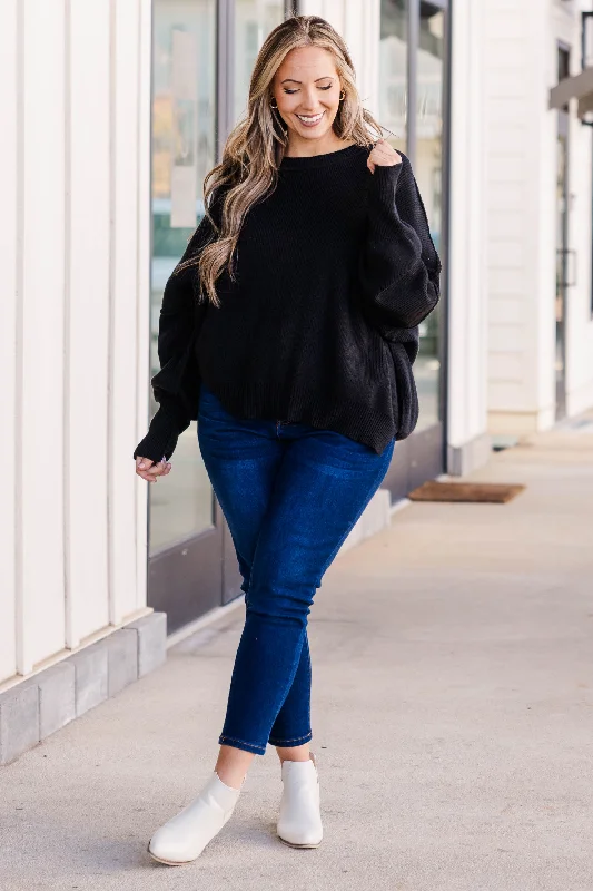 Magically Perfect Sweater, Black