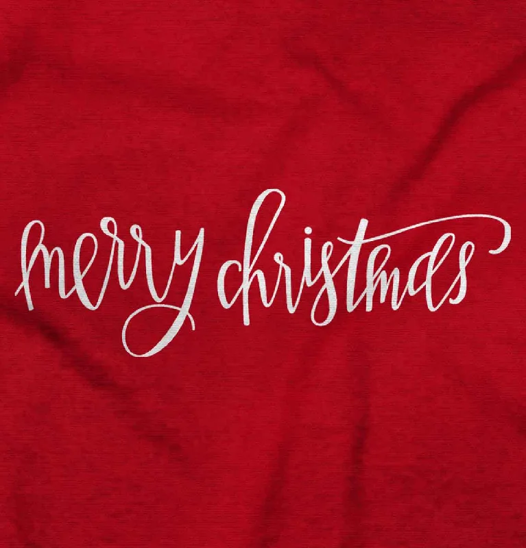 Merry Christmas Junior Fit V-Neck T-Shirt