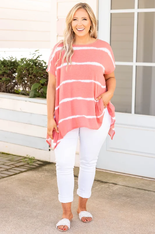 Movin' To The Beat Tunic, Coral