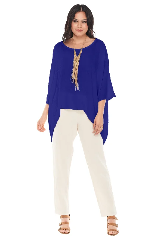 Oh My Gauze The NAME-IT-JANE Top-Cobalt