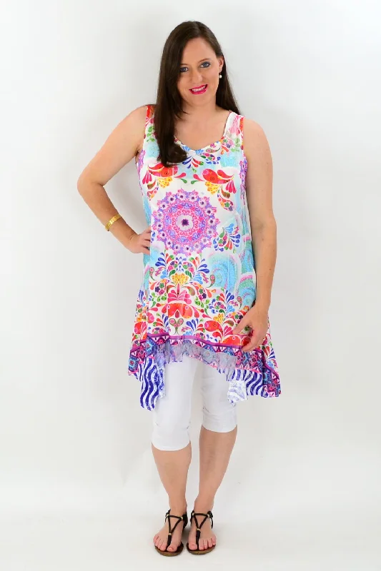 Colourful Paint Slash Tunic