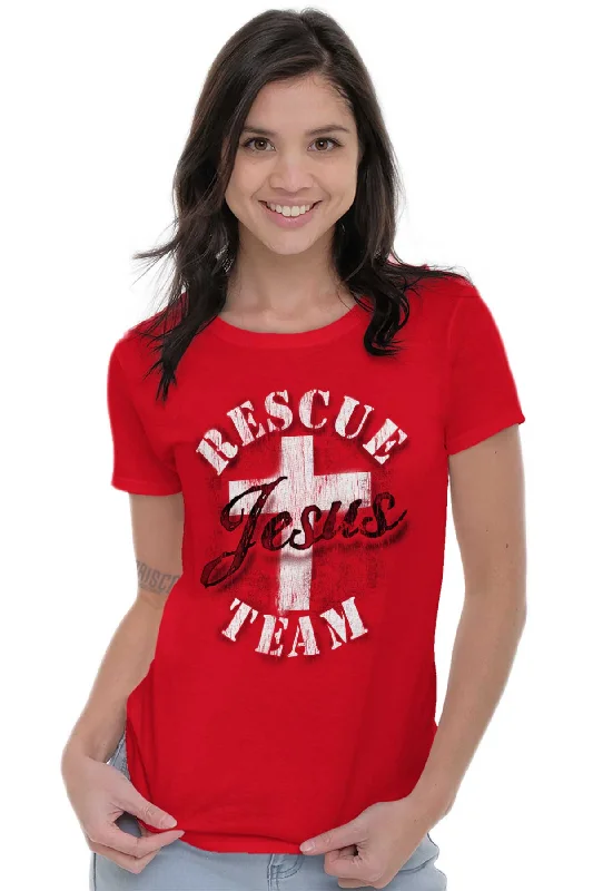 Rescue Team Ladies T Shirt